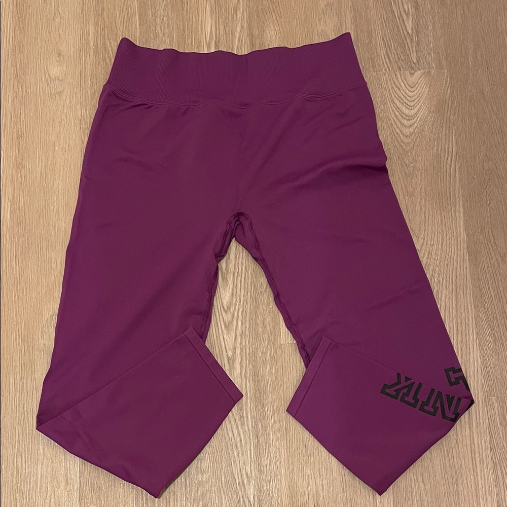 Victoria's Secret Pink Active Purple Leggings